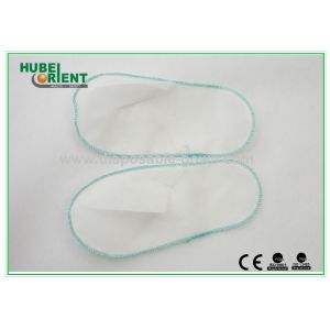 White Nonwoven Disposable Spa Slippers Lightweight Latex Free