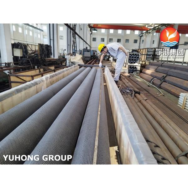Buy ASTM A312 TP304H Stainless Steel Pipe With SS Fin Strip, Serrated Fin Tube For Furnace at wholesale prices
