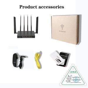 1800Mbps Supports IEEE802.11AX Wifi 6 Dual Band Router Sim Card Gigabit Port