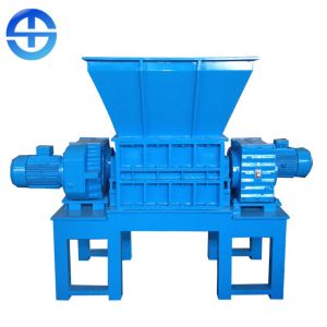 High Performance Dual Shaft Shredder Strong Shredding Force PLC Control System