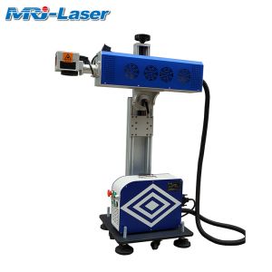 China 2 Years Warranty Flying Laser Marking Machine 14000mm/S Engraving Speed on sale