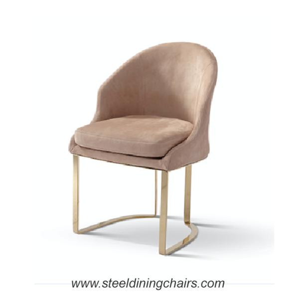 Buy Furniture Restaurant 52CM 90CM Stainless Steel Dining Chairs at wholesale prices
