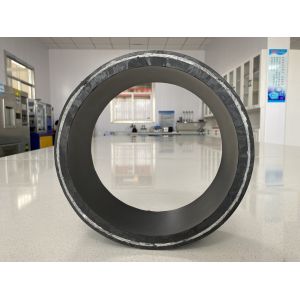 Enhanced UHMWPE Lined Tubing , Continuous Custom Composite Tube 459mm