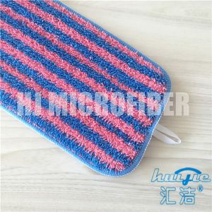 Quality 80% Polyester and 20% Polyamide Microfiber Wet Mop Pads / Microfiber Floor Mop for sale