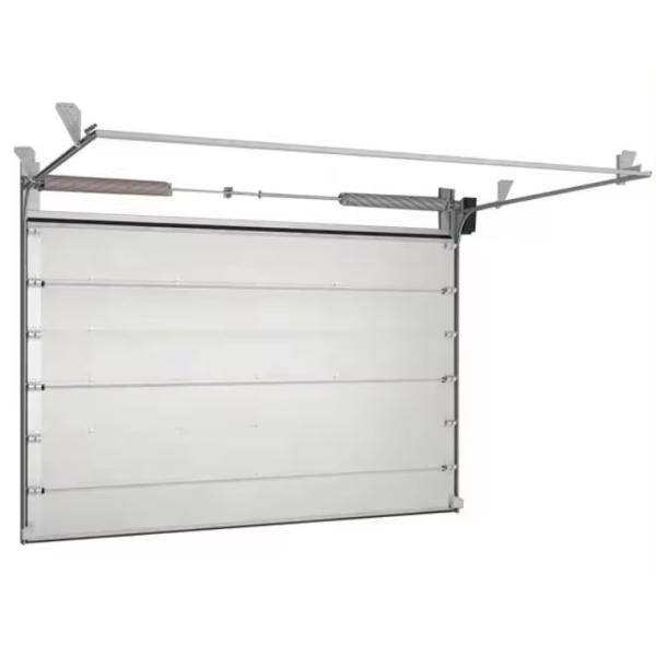 Security White Steel Overhead Sectional Door Insulated Manual/Automatic