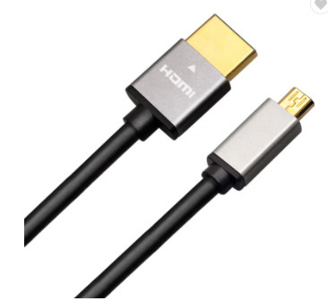 Aluminum Alloy Shell Ultra Slim Hdmi Cable Support 4k 18Gbps High Speed Hdmi 4k