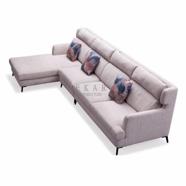 European Style Modern L Shaped Design Couch Sofa Set