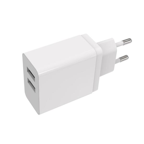 Buy 18w Quick Charge 3.0 Wall Charger European Fast Rapid Dual Usb Wall Charger Adapter at wholesale prices