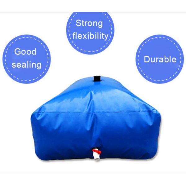 4500L Collapsible PVC Pillow Storage Tarpaulin Water Tank Portable Water Tanks Used To Store