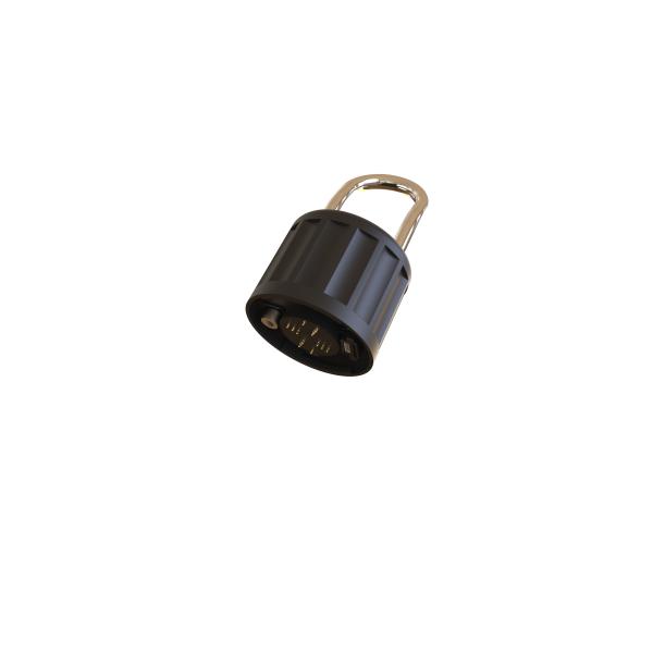 Buy Shockproof LED Inside Iot Padlock 2.4GHz Wifi BLE High Strength at wholesale prices