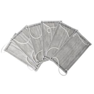 Latex Free BFE 95% Cleanroom Disposable Carbon Face Mask
