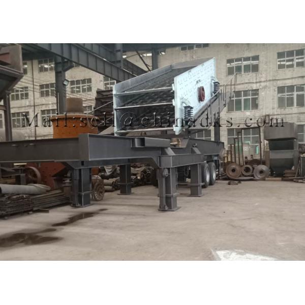 Buy 110KW 1800×4800mm Stone Crusher Screen Mobile Crushing Station at wholesale prices