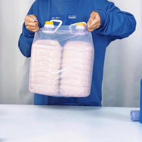 OK Compost Certified Beauty ya Vest Type Garbage Bag for Household Convenience