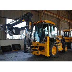 Cummins Diesel Engine Big Compact Tractor with Backhoe 82KW Power Low Maintenanc