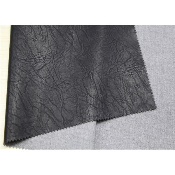 Buy Handfeeling Soft Embossed PU Leather 0.65mm Thickness Abrasion Resistant at wholesale prices