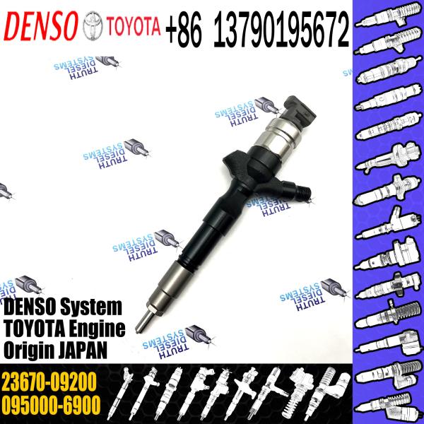 Injector 095000-6110 095000-6900 095000-7600 095000-7610 23670-09200 236700R060 For TOYOTA 2AD-FHV