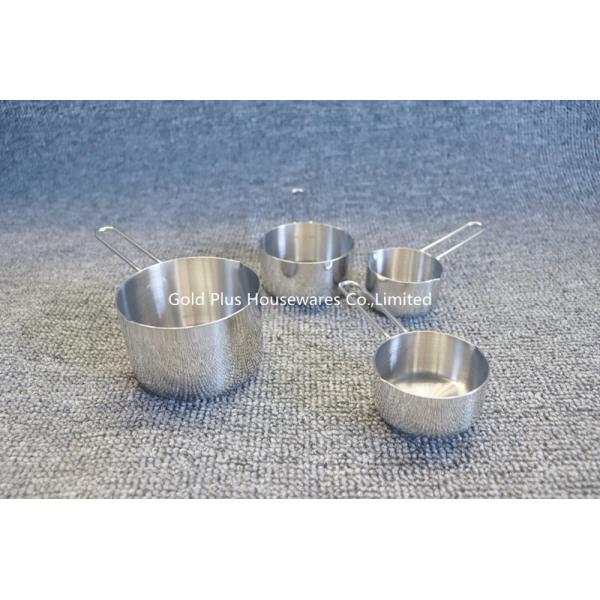 Buy 4pcs Wholesale stackable stainless steel measuring spoon set 80cm measuring cup for Kitchen baking tools at wholesale prices