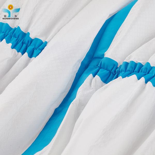 Medium Thickness Disposable Protective Coverall With Elastic Ankle For Medical