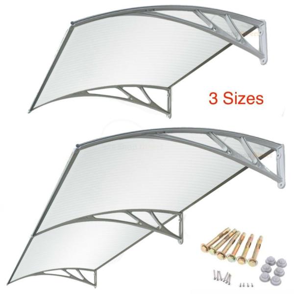 Buy Manual Retractable Polycarbonate Door Awnings High Class ABS Materials at wholesale prices