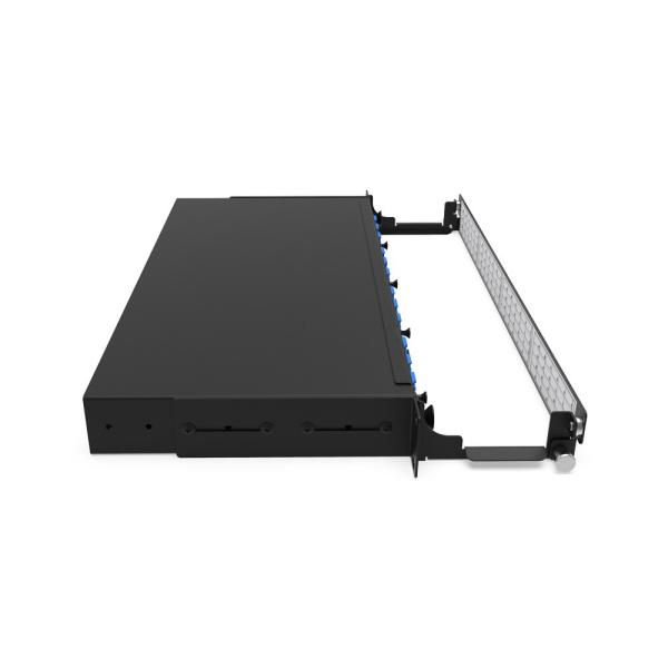 Rongbang RBTX-MP4PP03 1U 19" 4 Slots HD Modular Sliding Panel 48 SC 96 LC Interface for Data Center Enterprise Network