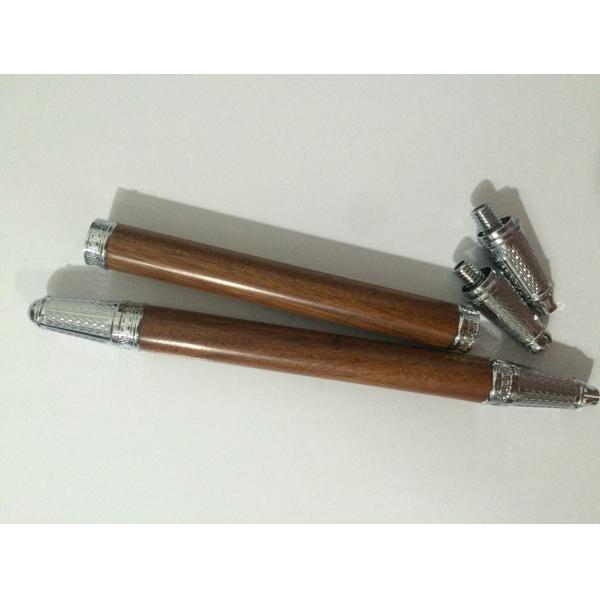 Wood Double Head 4D Manual Eyebrow Permanent Makeup Tattoo Pen