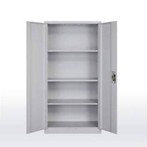 2 Steel Swing Door Steel File Cabinet Metal Storage Cabinet