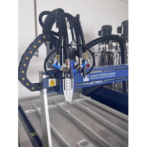 Daheng Patent Plunger Pump Glue Potting Machine With Adjustable Ab Ratio / Tanks