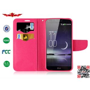 Ultra Slim High Quality Colorful PU+TPU Flip Wallet Leather Cover Case For LG G