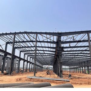 Multi Story Steel Structure Welding , Commercial Building Prefab Steel