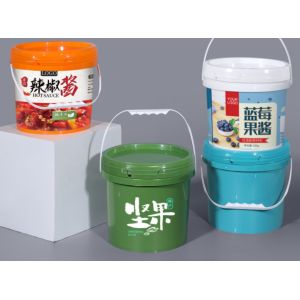 Practical Plastic Storage Bucket / Food Grade Bucket with Handle