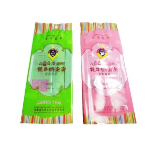 Recycled Gravure Printed Snack Packaging Bags , Long Back Seal Bag