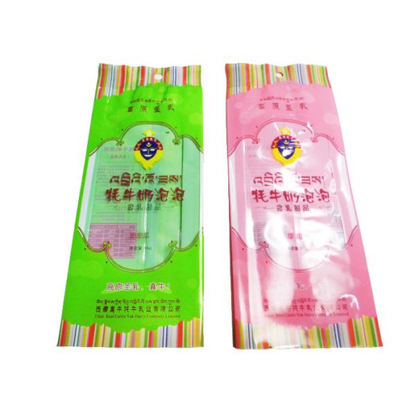 Buy Recycled Gravure Printed Snack Packaging Bags , Long Back Seal Bag at wholesale prices