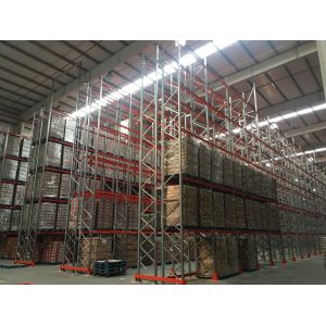 FIFO Type Heavy Duty Drive-In Pallet Rack System For Food Storage
