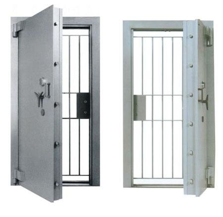 Buy JINZHENG Stainless Steel 350mm Vault Room Door Double Opening at wholesale prices