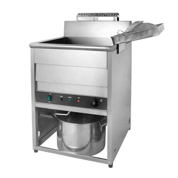 Industrial Commercial Electric Fryer 18L Capacity Free Standing Steel Constructi