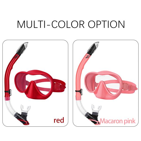 Customized Easybreath Snorkel Mask Diving Goggles And Breathing Tube Set