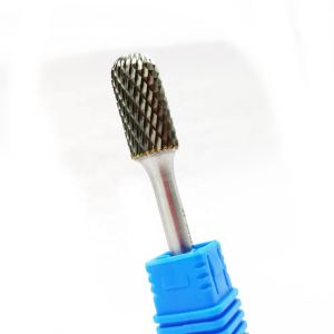 Polished Cylindrical Carbide Burr 6mm Shank 45mm Length Rasp Drill Bit