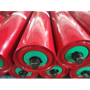 Carbon Steel Belt Conveyor Roller With 206 Bearing