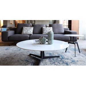 Living Room Round Coffee End Marble Side Table ZZ-ZC1720B