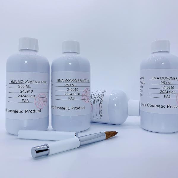 250ml 500ml 1000ml High Quality EMA Acrylic Nail Purple Liquid Monomer Non-yellowing Fast Dry Acrylic Nail Monomer for Acrylic
