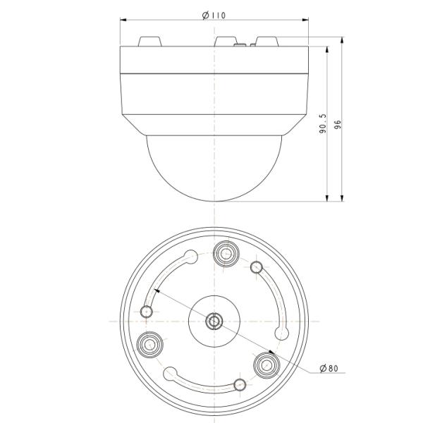 2.5 Inch Mini HD PTZ Outdoor Camera IP66 Poe Selection with 3X optical zoom