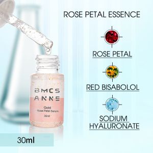Rose Petal Essence Face Serum 24k Gold Serum Hydrating Moisturizing