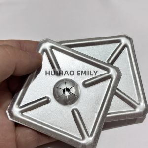 2-1/2" Mild Steel Square Insulation Self Locking Washer For Fixing Insualtion