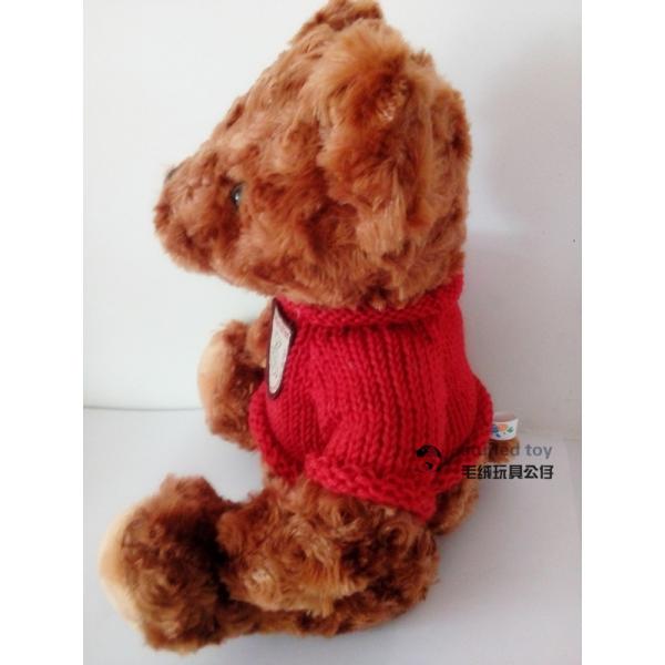 Plush Teddy Bear Gray Stuffed Toy With RED Cloth Cool Item Hot Model Animal FOR KIDS Children christmas Present New