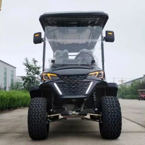 4 Wheel 4 Seater 72V 100AH Lead Acid Cell Electric Golf Cart Support OEM