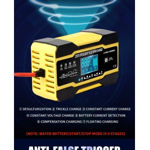 Quality 12V 24V PWM Intelligent Lead Acid Battery Charger ISO9001 for sale