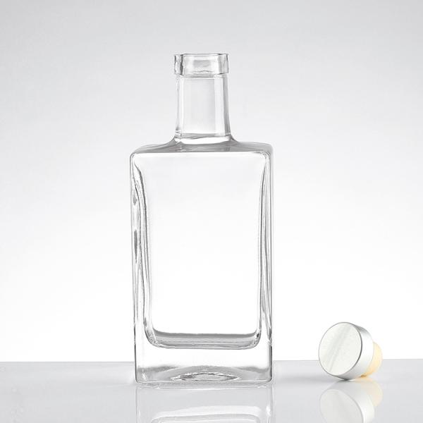 380ml Flint Rum Wine Vodka Spirits Alcoholic Liquor Bottle with Customize Sealing Type