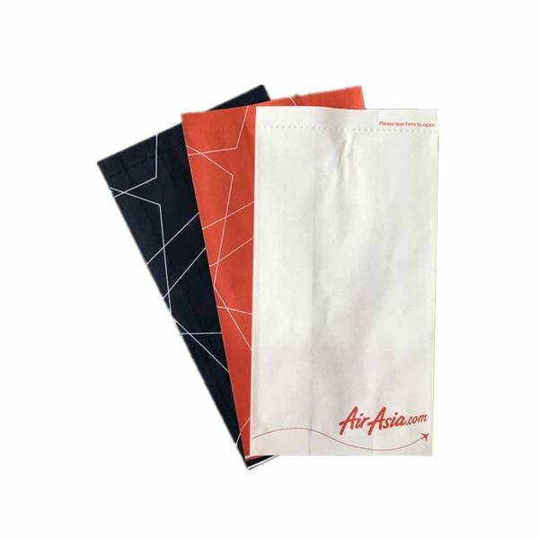 Disposable Biodegradable Air Sickness Bag Vomit Barf SOS Paper Bag