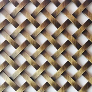 Quality Square Woven Mesh Fabric For Furniture Decoration Fine Mesh Stainless Steel Wire Mesh for sale