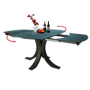 China Modern Ceramic Topped Dining Table on sale